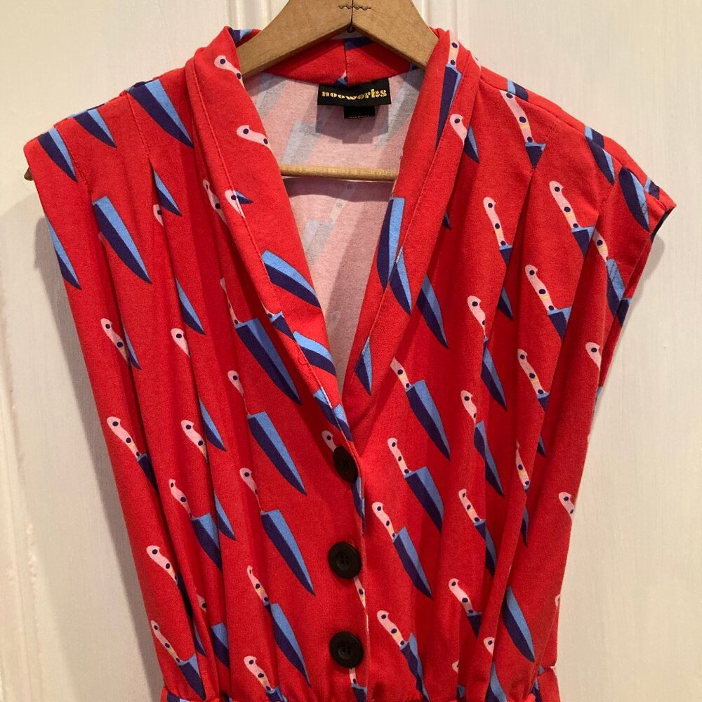 Nooworks "Magic Suit" Pantsuit in Rare Knife Print - Size M
